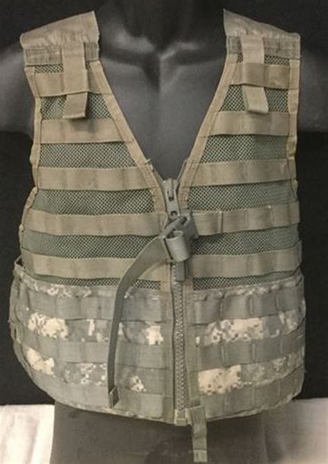 Collectibles Us Army Molle Ii Flc Fighting Load Carrier Vest Acu