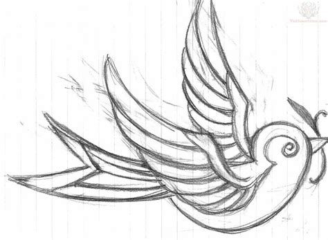 Cool Easy Art Designs To Draw 3 Decoration Swallow