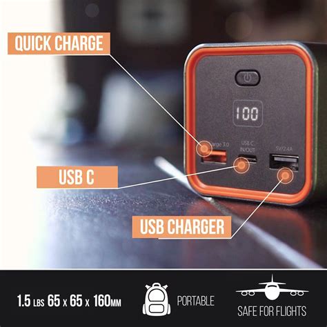 Ac Outlet Portable Laptop Charger Power Outdoorstsa Approved Jackery