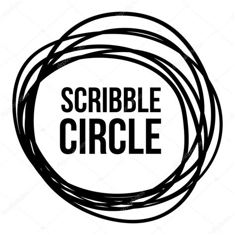 Scribble Circle Svg