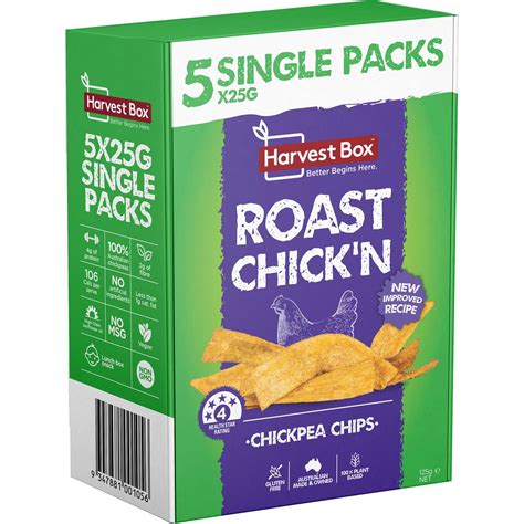 Harvest Box Chickpea Crisp Chicken 5 Pack Woolworths