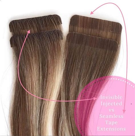 Best Seamless Tape Hair Extensions Made From 100 Human Hair