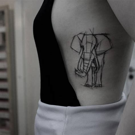 90 Magnificent Elephant Tattoo Designs Tattooadore Geometric Elephant