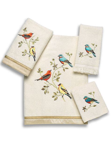 Avanti Gilded Bird Towel Collection Towel Collection