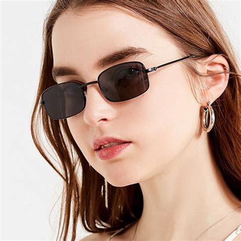 Fashion Trend Retro Sunglasses Square Ladies Small Square Shade Glasses Personality Women Korean