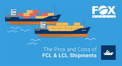It means a container will be used exclusively for your products. The Pros and Cons of FCL & LCL Shipments - Fox Brasil