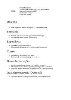 Por que trabalhar na c&a? Como Fazer Curriculo Para Primeiro Emprego Jovem Aprendiz