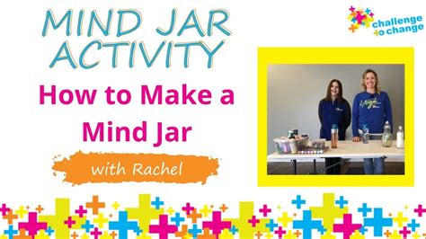 Mind Jar Activity How To Make A Mind Jar Mindfulness For Kids Youtube