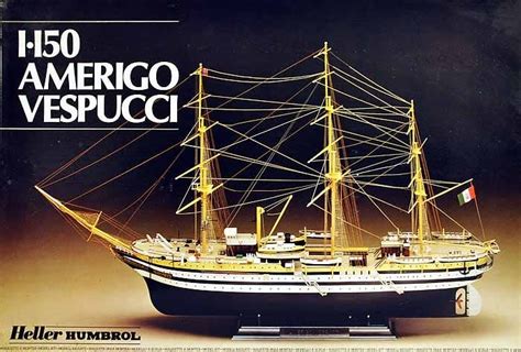 Heller 80807 1150 Amerigo Vespucci Training Ship