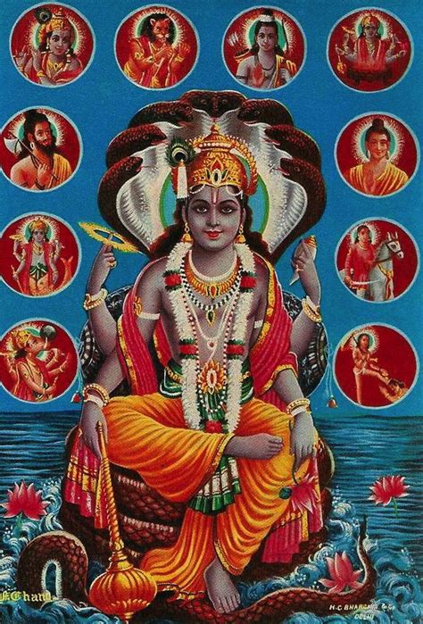 Dasavatara Pictures Incarnations Lord Vishnu