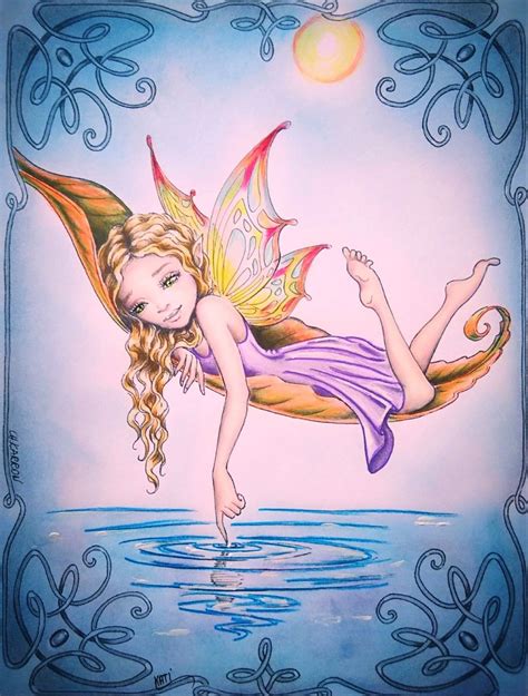 Whimsy Fairy Braelynda Hand Painted Rocks Free Coloring Pages