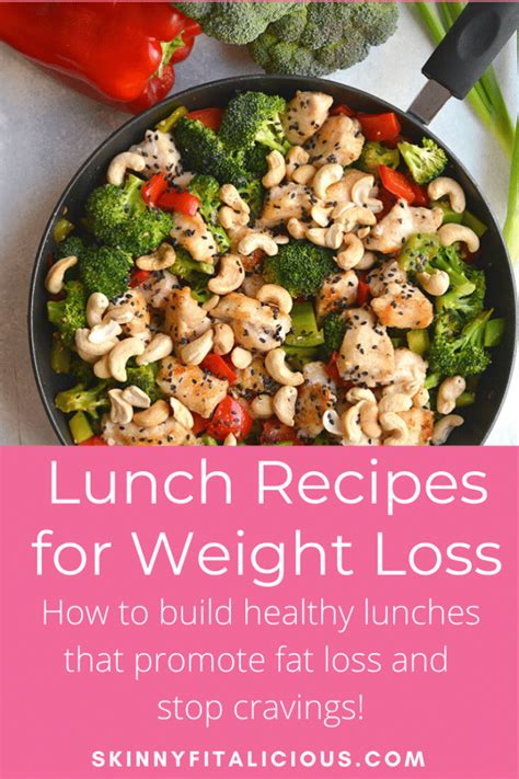 Healthy Lunches For Weight Loss Skinny Fitalicious
