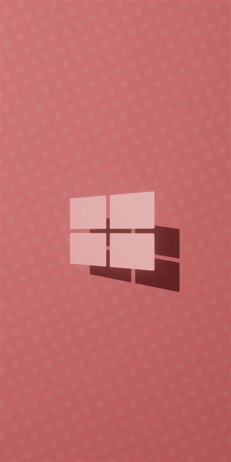 1080x2160 Windows 10 Logo Pink 4k One Plus 5thonor 7xhonor View 10lg