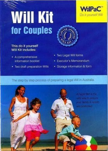 They can be, but only if as shown in the supreme court decision of in the will of ethel florence panigas, post office or newsagent will kits can be rejected. Wilpac Will kit DIY Legal Will Kit for Couples RRP $29.95