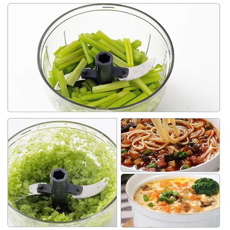 500900ml Kitchen Manual Vegetable Garlic Cutter Chopper Meat Mincer