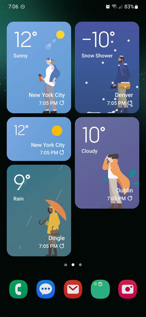 One Ui 51 Feature Focus Samsungs New Dynamic Weather Widget Sammobile