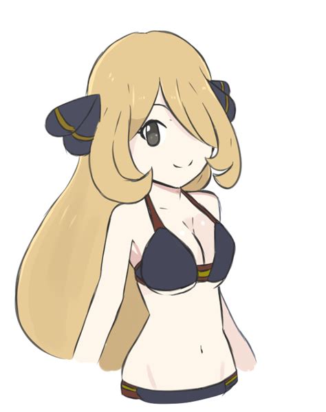 Pokemon Usum Swimsuit Cynthia By Chocomiru02 On Deviantart