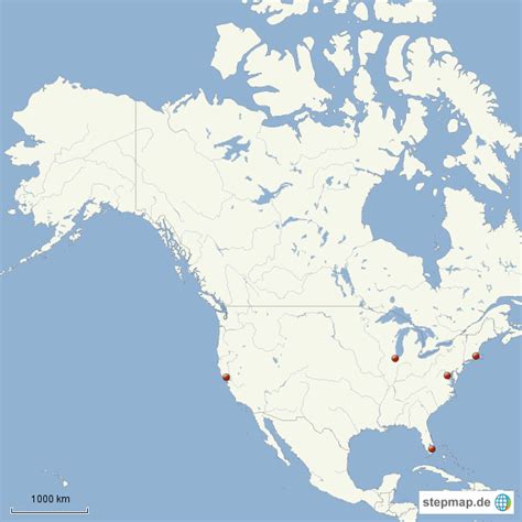 Stepmap Usa Landkarte Für Welt