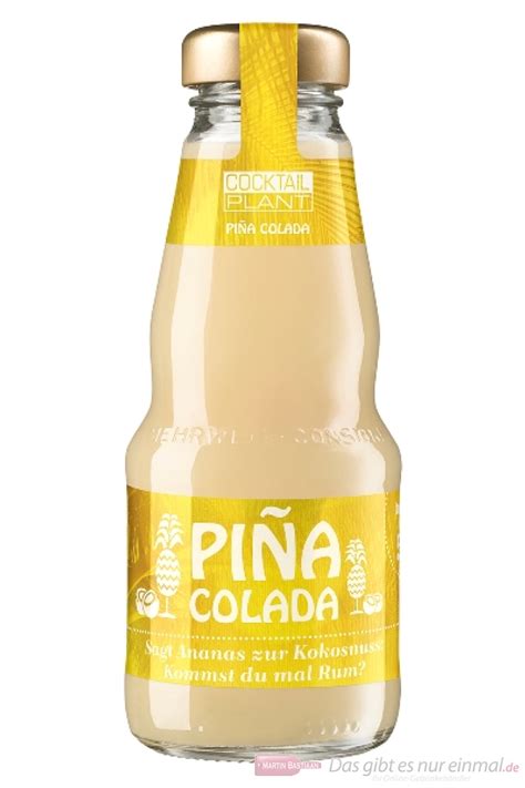 Cocktail Plant Pina Colada 02l Flasche