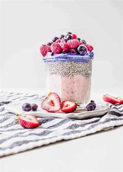 Triple Berry Chia Pudding Nice Cream Parfait Healthy Little Vittles