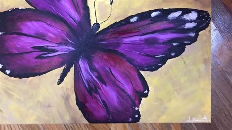 Acrylic Butterfly Painting Youtube