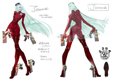 Character Design Pt Bayonetta And Jeanne Platinumgames Official Blog Bayonetta