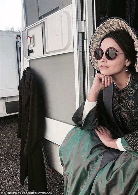 Jenna Coleman Puts A Twist On Regal Costume For Victoria Daily Mail