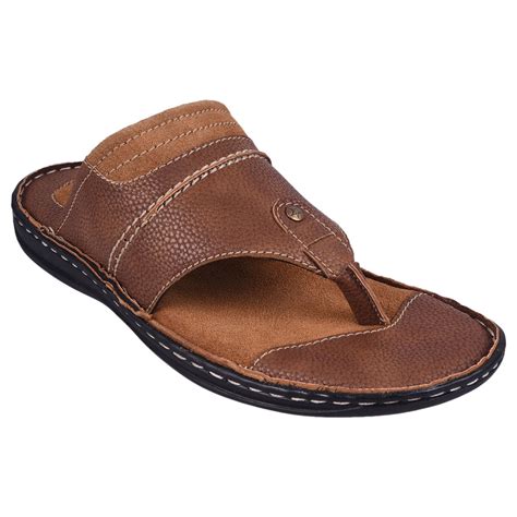 Men E Lyte Leather Flat Chappal Rs 899 Pair Invixo Trading Private