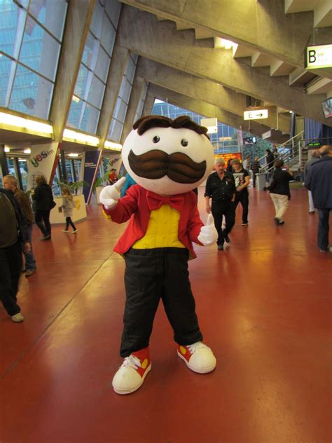 Mr Pringles Mascot Costume Character Childhood Characters Mascot