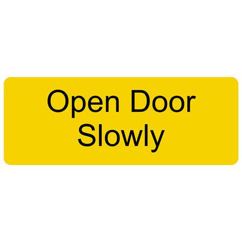 Keep Door Closed Bilingual Engraved Sign Egrb 380 Whtonkna