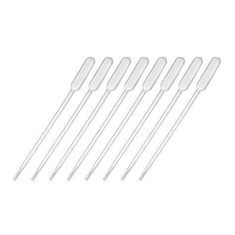 Uxcell 30 Pcs Plastic Disposable Pipettes 05ml Clear Transfer