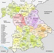 Liste der Landkreise und kreisfreien Städte in Bayern – Wikipedia