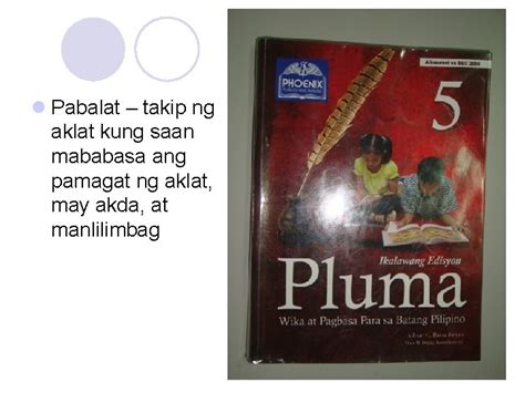 Filipino Bahagi Ng Aklat Ang Maganak Na Pilipino