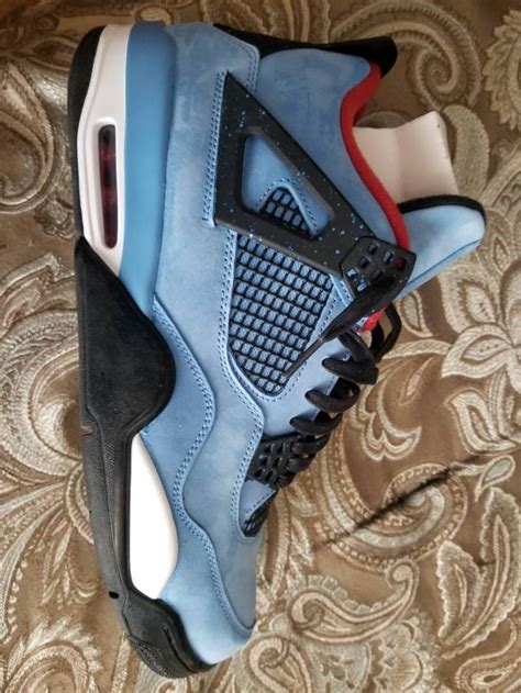 At the astroworld carnival in celebration of the sneaker's release, houston's own chase b was spotted in a purple. Travis Scott x Air Jordan 4 Cactus Jack Houston Oilers ...