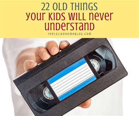 22 Old School Things My Kids Will Never Know Feels Like Home™