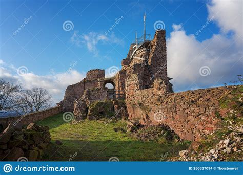 Hohnstein Castle Ruins Ruins Of A Hilltop Castle In The Southern Harz