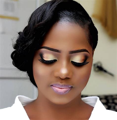 Makeup For Black Women Wedding Makeup For Brown Eyes Dark Skin