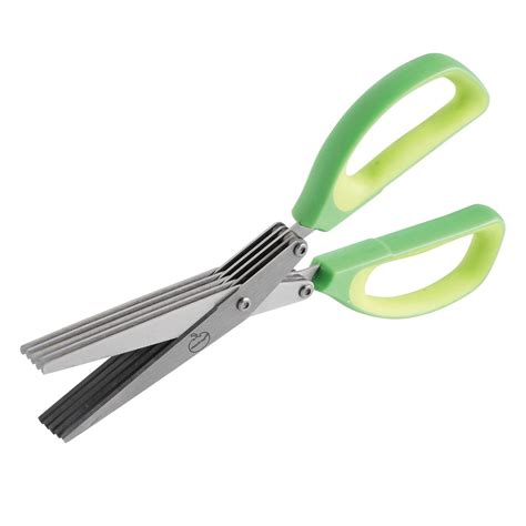 Mastrad Herb Scissors 5 Blade Stainless Steel Herb Shears Allows
