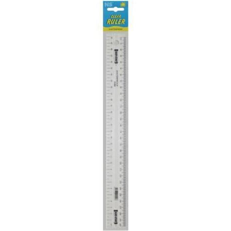Ns Clear Ruler 300mm Shatterproof West Pack Lifestyle