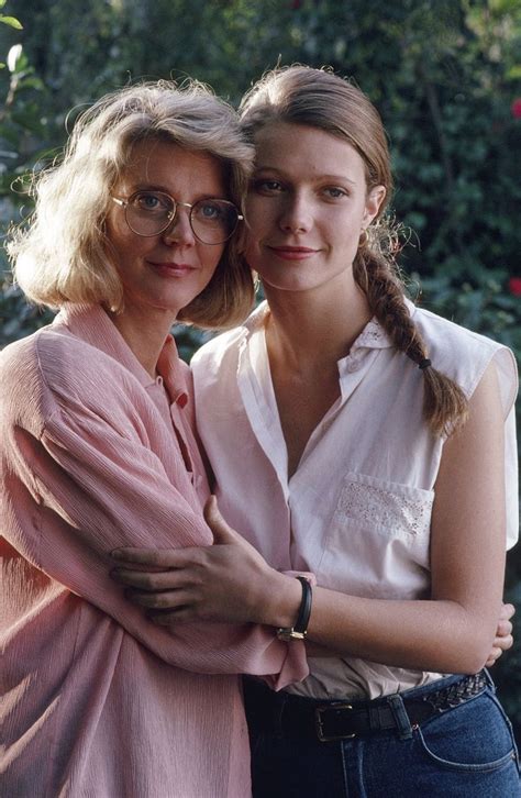 blythe danner and gwyneth paltrow by celebrity moms mother daughter