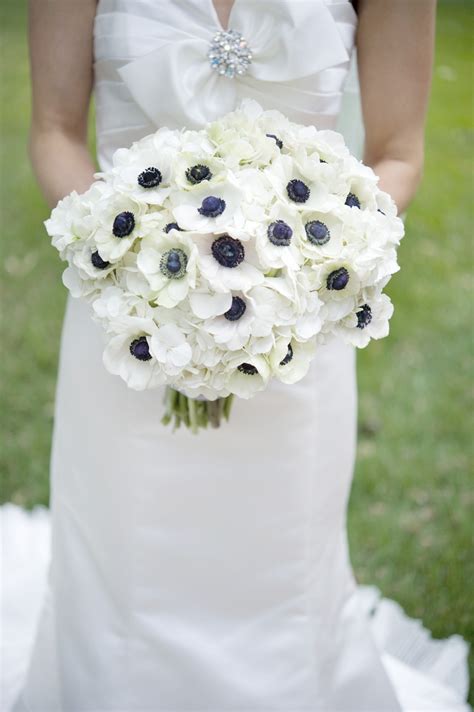 The Brides Anemone Bouquet Bouquet Wedding Flower