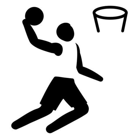 Women's basketball made its debut in the summer olympics in 1976. Olympic sport pictogram basketball #AD , #sport, #pictogram, #basketball, #Olympic | Pictogram ...