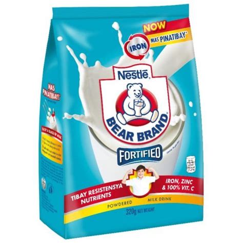 Bear Brand Powdered Milk Drink 320g Milk Packaging Brand Packaging