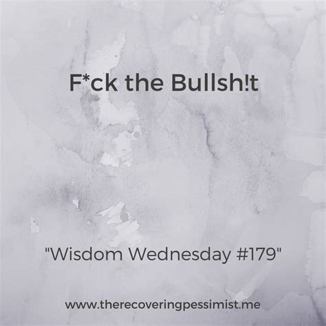 Wisdom Wednesday 179 The Recovering Pessimist