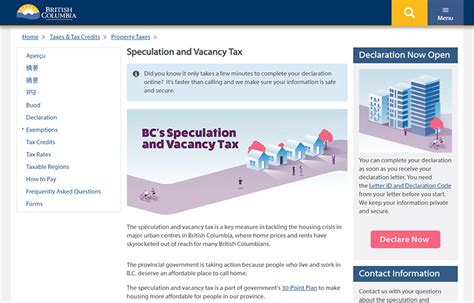 Speculation And Vacancy Tax Rent With Advent