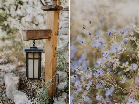 This elopement wedding in Santa Fe, New Mexico features a cute dog, a ...