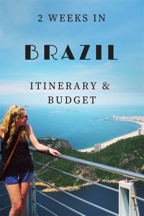 2 Weeks In Brazil Itinerary And Budget South America Travel Route