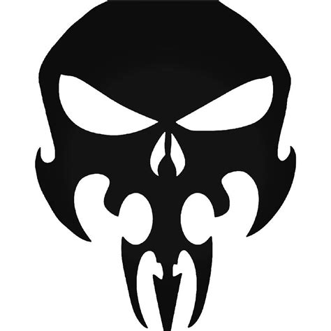 The Punisher Tribal Skull 1 Vinyl Decal Sticker Ballzbeatz Com