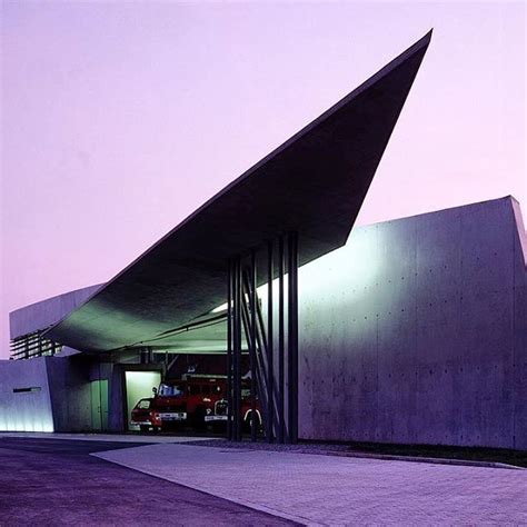 Vitra Fire Station Weil Am Rhein Germany Zaha Hadid Architecture