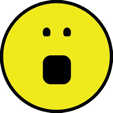 Smiley Face Shocked Clipart Best